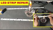 {565} How To Repair of LED TV Backlight Strips / How To Replace LED on LED Strips