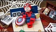 LEGO Building Amazing Spider Man's suit by IRON MAN