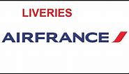 Air France liveries