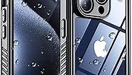 2023 New Designed for iPhone 15 Pro Max Case Waterproof, [Built-in Screen Protector & Glass Camera Protector][Full Body Shockproof][IP68 Underwater][Dropproof] Phone Case for iPhone 15 Pro Max 6.7"