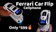 Mtr Ferrari Car Flip Cell Phone | Newmind f15 | w8+ Review & Unboxing | Price in India