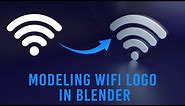 Tutorial | WiFi 3D Logo in Blender | Graph Skill
