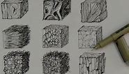 Pen and Ink Drawing Tutorials | How to create realistic textures