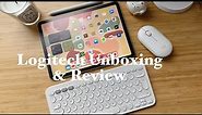 Logitech K380 keyboard & pebble mouse Unboxing & Review | Use with iPad Air 4