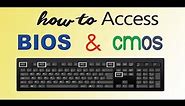 How To Enter/Access System BIOS or CMOS Setup