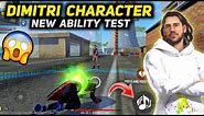Dimitri Character Ability | Free Fire Dimitri Character Ability Test & Gameplay