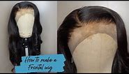 VERY DETAILED | HOW TO MAKE A LACE FRONTAL WIG | Beginner Friendly | FT. Celie Hair