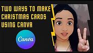 How to make digital Christmas card with Canva | How to make easy Christmas ecard | Canva tutorial