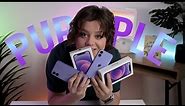 Purple iPhone 12 Mini & Purple iPhone 12 Unboxing + Apple Case Accessories