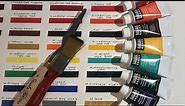 Creating a Color Chart - Liquitex Acrylic Paint