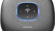 Anker PowerConf Speakerphone, Zoom Certified Conference Speaker with 6 Mics, 360° Enhanced Voice Pickup, 24H Call Time, Bluetooth 5.3, USB C, Compatible with Leading Platforms for Personal Workspaces