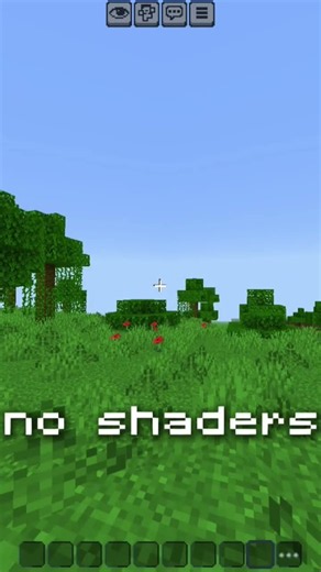 Minecraft with RG shaders looks SO GOOD #minecraftshorts #minecraft #minecraftshaders #mcpedl