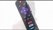 Controle Remoto para Smart TV TCL Roku TV LE7145 LE-4145