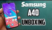 Samsung A40 unboxing sinhala
