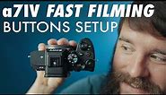 Sony a7 IV Custom Buttons Setup Guide | Fast Filmmaking Settings For The Sony a7 IV Part 2