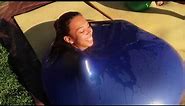 KID TRAPPED INSIDE 6 FOOT WATER BALLOON!