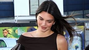 Kendall Jenner Wore a See-Through Top, No Bra, and Leather Skirt for a Girls’ Night Out