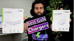Best GaN Chargers | Belkin BoostCharge Pro 108W 4 Port & BoostCharge Pro 65W Dual USB-C GaN Chargers