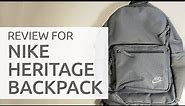 Nike Heritage Backpack REVIEW