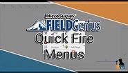 MicroSurvey FieldGenius How To: Quick Fire Menus | Bench Mark