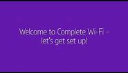 How to set-up Complete Wi-Fi - BT Support Video 1 of 2
