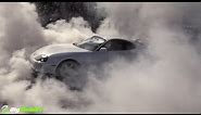 Toyota Supra Burnout FROM HELL!