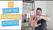 11 Counting Backwards Activities - Easy, Medium & HARD!