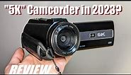 REVIEW: Using a Budget Camcorder in 2023? | "5K" Smart Video Camera - WiFi & IR Night Vision?