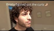 men's (life changing?) curly hair styling routine