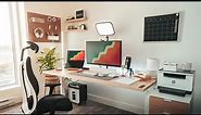 Modern Desk Setup Makeover For a Work From Home Accountant
