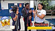 IS 5 INCHES ENOUGH? 🤔| PUBLIC INTERVIEW (HIGH SCHOOL EDITION)