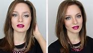 Modern Glam: Burgundy Lips Makeup Tutorial