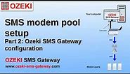 Send SMS with a GSM modem pool Part 2 - Configurate GSM modem pool
