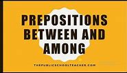 Lesson: Prepositions Among and Between