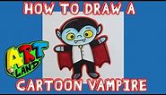 How to Draw an EASY CARTOON VAMPIRE