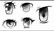 How to draw anime eyes for beginners | anime Eyes tutorial