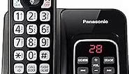 Panasonic Expandable Cordless Phone System with Call Block and Answering Machine - 1 Cordless Handsets - KX-TGD630M (Metallic Black)