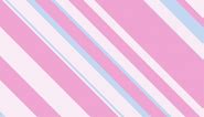 Download Trendy striped pattern background with gently moving diagonal stripes in pastel color tones of pink, blue and white. This simple abstract motion background animation is 4K and a seamless loop. for free