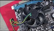 How to install intel CPU heatsink and fan? || Installing stock CPU Cooler