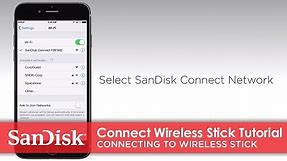 SanDisk® Connect Wireless Stick Tutorial | Connecting to Wireless Stick