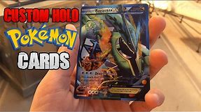 How to Make AWESOME CUSTOM POKEMON CARDS!! Tutorial!!