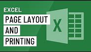 Excel: Page Layout and Printing