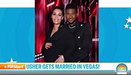 Usher shares pics after marrying Jenn Goicoechea on Super Bowl Sunday