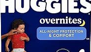 Huggies Size 4 Overnites Baby Diapers: Overnight Diapers, Size 4 (22-37 lbs), 116 Ct (2 Packs of 58)
