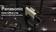 1985 Panasonic OmniMovie PV-200D full-size VHS Camcorder