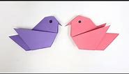 How to Make an Easy Origami Bird - DIY Paper Bird Tutorial