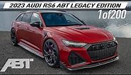 WORLD PREMIERE! 2023 AUDI RS6 LEGACY EDITION ABT 760HP 1of200 - A new kit from ABT - In Detail!