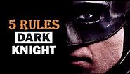 5 Rules of the Batman: Bruce Wayne | The Dark Knight | Motivational Video | stuff hai