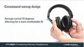 ATH-M20x Overview | Professional Monitor Headphones