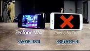 Battery marathon: ZenFone Max vs iPhone 6s Plus | ASUS
